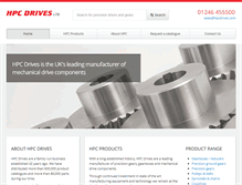 Tablet Screenshot of hpcdrives.com